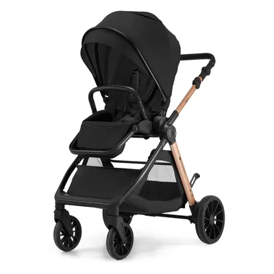 Produktbild von Buggy Kinderkraft VESTO 2 mit wendbarem Sitz bis 22 kg, Falten mit Sitz, Federung, Räder 8/11", Zubehör, Schwarz