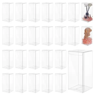 Imagen del producto de Set de 50 cajas de regalo transparentes de PVC