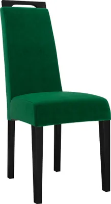 Produktbild von MIRJAN24 Polsterstuhl K79, Esszimmerstuhl aus Buchenholz, 59x45x100 cm, Stuhl (Holzfarbe: Schwarz, Stofffarbe: Magic Velvet 2225)