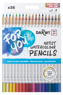 Produktbild von Darwi 4x DFY 36 Aquarellfarbstifte DF2200036K01C