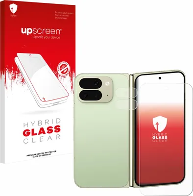 Produktbild von upscreen Schutzglas für Google Pixel 10 Pro Fold (Display+Kamera) Schutzfolie Panzer Folie Glas Display Schutz klar