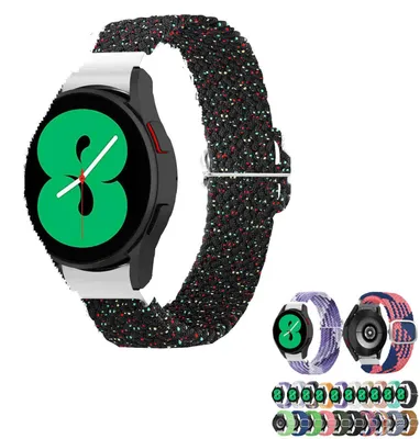 Image de Pour Samsung Galaxy Watch 6 5 4 Normal Pro et Classic toutes les tailles Bracelet en nylon