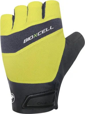 Produktbild von CHIBA BioXCell Pro - Radhandschuhe kurz, S, neongelb, mit BioXCell-Polsterung