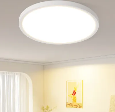 Zdjęcie produktu dla ZMH lampa sufitowa LED lampa sufitowa płaska lampa do sypialni 18CM lampa łazienkowa 15W lampa kuchenna sypialnia białe oświetlenie sufitowe lampa łazienkowa sufitowa 3000K do kuchni korytarz