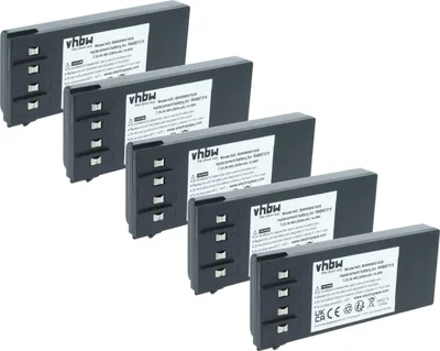 Produktbild von vhbw 5x Akku Ersatz für Hiab 2250201, 2254100, 3.820.2032, 22601022, 22601020 für Industrie-Funkfernsteuerung Fernbedienung (2000 mAh, 7,2 V, NiMH)