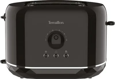 Image de Grille-pain 2 fentes 870w noir - Terraillon - 15387 -