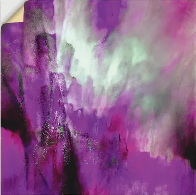 Produktbild von ARTland Wandbild, selbstklebend Rosa Licht Größe: 100x100 cm