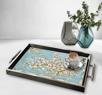 Produktbild von Evila Originals, TPG9922, Tablett, Mehrfarbig, 100 % GLAS, 50 x 29 x 3,5 cm