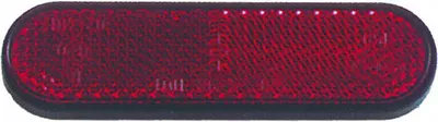 Produktbild von Reflektor Classic abgerundet rot mit Rand