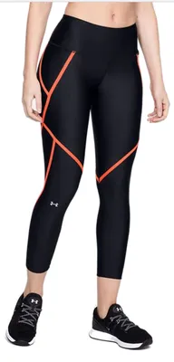 Produktbild von Damen-Leggings UNDER ARMOUR HG Ankle Crop Schwarz XS