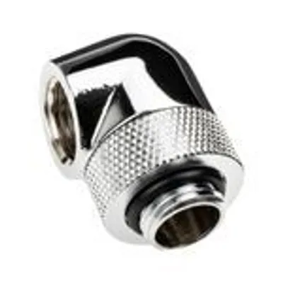 Produktbild von XSPC Adapter 90 Grad G1/4 Zoll AG auf G1/4 Zoll IG - drehbar, chrome