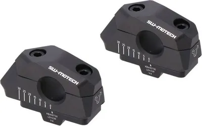 Produktbild von Sw-motech 25mm Lenkererhöhung Schwarz Schwarz One Size
