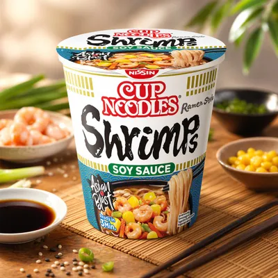 Immagine prodotto di Cup Noodles Gamberetti Salsa di soia 63 g