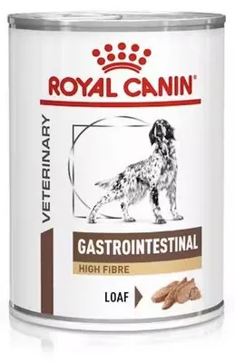 Produktbild von Royal Canin Veterinary VHN Hunde-Gastrointestinal High Fibre 410g Nassfutter Pastete für Hunde mit Verdauungsstörungen
