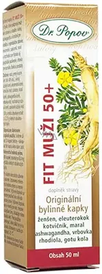 Zdjęcie produktu dla Krople ziołowe – Fit mężczyźni 50+ – 50 ml
