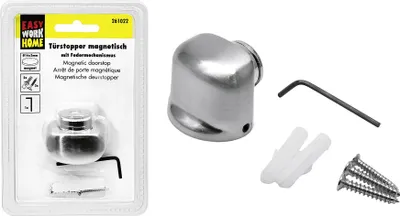 Image de EASY WORK Butée de porte magnétique, lot de 6 pièces, référence 261022, 4332539146888