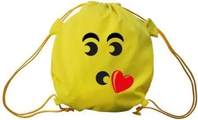 Produktbild von Trend-Bag mit Aufdruck -  Smilie Kiss - 65210 - Turnbeutel Sporttasche Rucksack