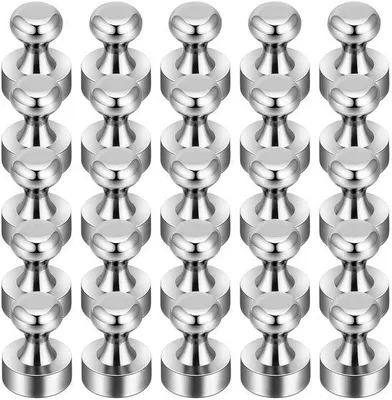 Produktbild von Neodymiummagneten extra sterk, 25 stuks, 12 x 16 mm, voor magneetborden, koelkastmagneten, whiteboardmagneten