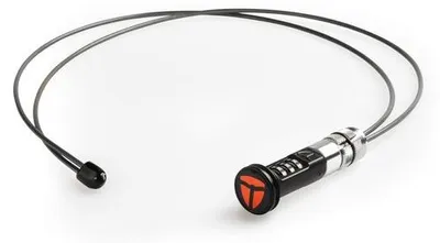 Image de Antivol vélo Lenklock dans le guidon longueur 130cm, câble avec combinaison de chiffres