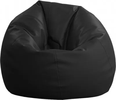 Obrázek produktu pro SOFTY beanbag,PolyuretanImitace kůže, černý, 60x105 cm