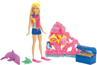 Produktbild von Barbie Magie der Delfine Unterwasser-Spielset