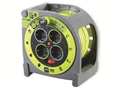 Image de Enrouleur de câble MASTERPLUG ProXT, 4x, 15 m
