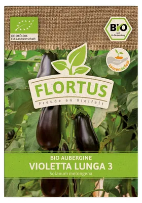 Produktbild von Aubergine Violetta Lunga 3 | Auberginensamen von FLORTUS