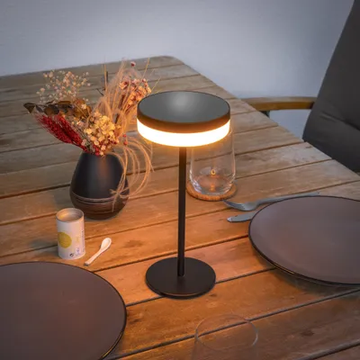 Produktbild von esotec Solar Sensorleuchte Tischleuchte Leseleuchte ELLA TOUCH-SENSOR 102923
