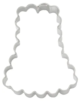 Produktbild von Ausstechform Glocke gewellt 4x5cm Weißblech