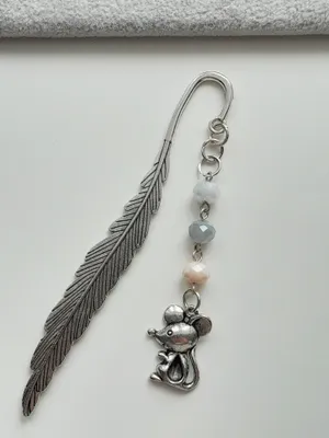 Produktbild von Lesezeichen Grau Maus Maus Geschenk