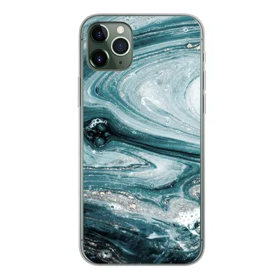 Produktbild von MuchoWow® Handyhülle Schutzhülle Hülle für iPhone 11 Pro Max Marmor - Mineralien - Naturstein Silikon Softcase Handy Hülle - Schutz