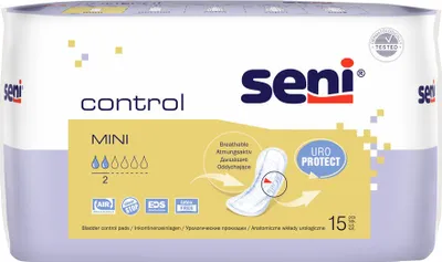 Zdjęcie produktu dla Wkładki higieniczne Seni Control mini 15 szt
