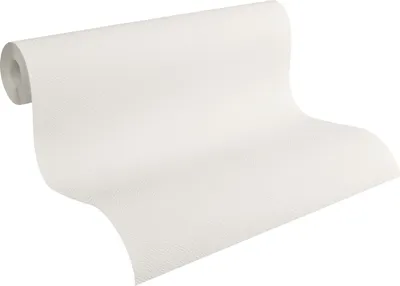 Immagine prodotto di Carta da parati in tessuto non tessuto A.S. Création Simply White 2, bianco, verniciabile, 10,05 m x 0,53 m, 182418, 1824-18