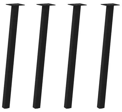Obrázok produktu pre vidaXL Konzolový stôl nohy 4 ks čierne 72 cm oceľ