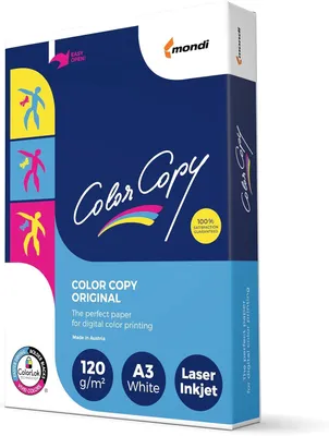 Produktbild von Mondi Color Copy Laserpapier 120g/m² DIN-A3 - 250 Blatt weiß