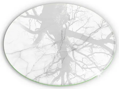Produktbild von Glas Grabkerzen Untersetzer Motiv Gummifüße - 40 cm - Marmorsteinhintergrund