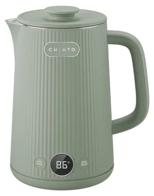 Zdjęcie produktu dla Czajnik elektryczny CHiATO heatPLAY Groove – 1.7 L, jasnozielony