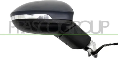 Produktbild von PRASCO VG4127323P Außenspiegel Seitenspiegel Rechts für VW Golf VIII Schrägheck (CD1) Beheizt mit Memory Konvex Grundiert Elektrisch