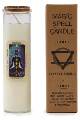 Obrázok produktu pre AW Gifts – Rituálna sviečka s kryštálmi