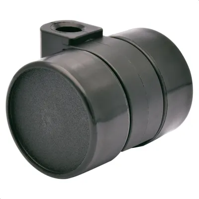 Produktbild von WAGNER Design Möbelrolle / Lenkrolle HART - Durchmesser Ø 38 mm, schwarz, Tragkraft 50 kg - DE Ware - 01020001