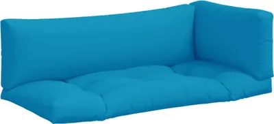 Immagine prodotto di Cuscini per Pallet 3 pz Azzurro in Tessuto