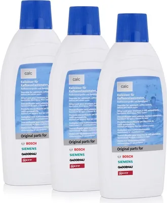 Produktbild von 3x Bosch Siemens Entkalker Kalklöser flüssig 500ml Kaffeevollautomaten