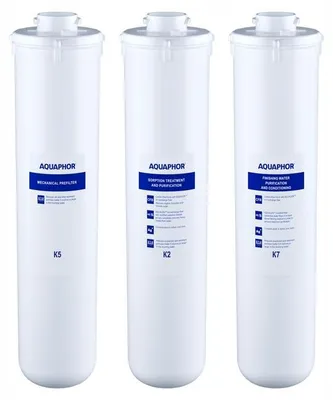 Produktbild von Aquaphor Morion Ro-101S Ersatzfilter-Set K2 K5 K7M Mit Ro-50S Membran Für Dwm-101S Ab 2017 Umkehrosmose Wasseraufbereitung