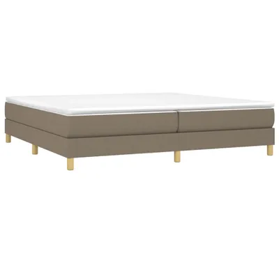 Produktbild von vidaXL Boxspringbettgestell Taupe 200x200 cm Stoff