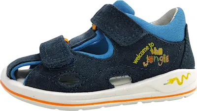 Produktbild von Superfit Boomerang Kinderschuhe Jungen Sandalen Minilette Blau Freizeit, Schuhgröße:23 EU