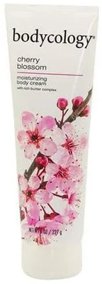 Obrázok produktu pre BodyCology Hydratačný telový krém s vôňou kvetov čerešne 227 g