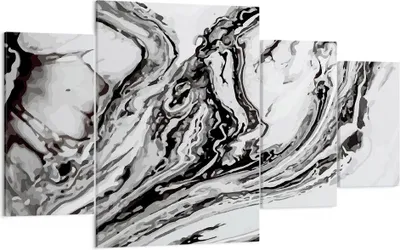 Produktbild von Bild auf Leinwand - Leinwandbild - Abstraktion modern - 160x90cm - Wand Bild - Wanddeko - Leinwanddruck - Bilder - Kunstdruck - Wanddekoration - Leinwand bilder - Wandkunst - DL160x90-4083