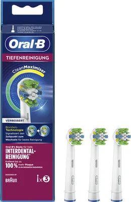 Produktbild von Braun Oral-B Aufsteckbürsten Tiefenreinigung 3er CleanMaximiz