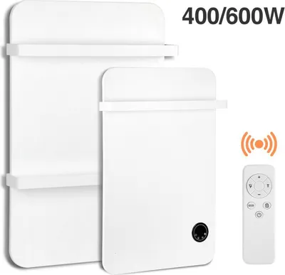 Produktbild von Izrielar Handtuchtrockner Infrarotheizung 600W  - Fernbedienung WiFi Smart App fähig, inkl. für Schlafzimmer, Wohnzimmer, Badezimmer usw.