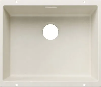 Immagine prodotto di BLANCO SUBLINE 500-U per componenti colorati Lavello da incasso SILGRANIT bianco tenue da 60 cm senza scarico telecomando